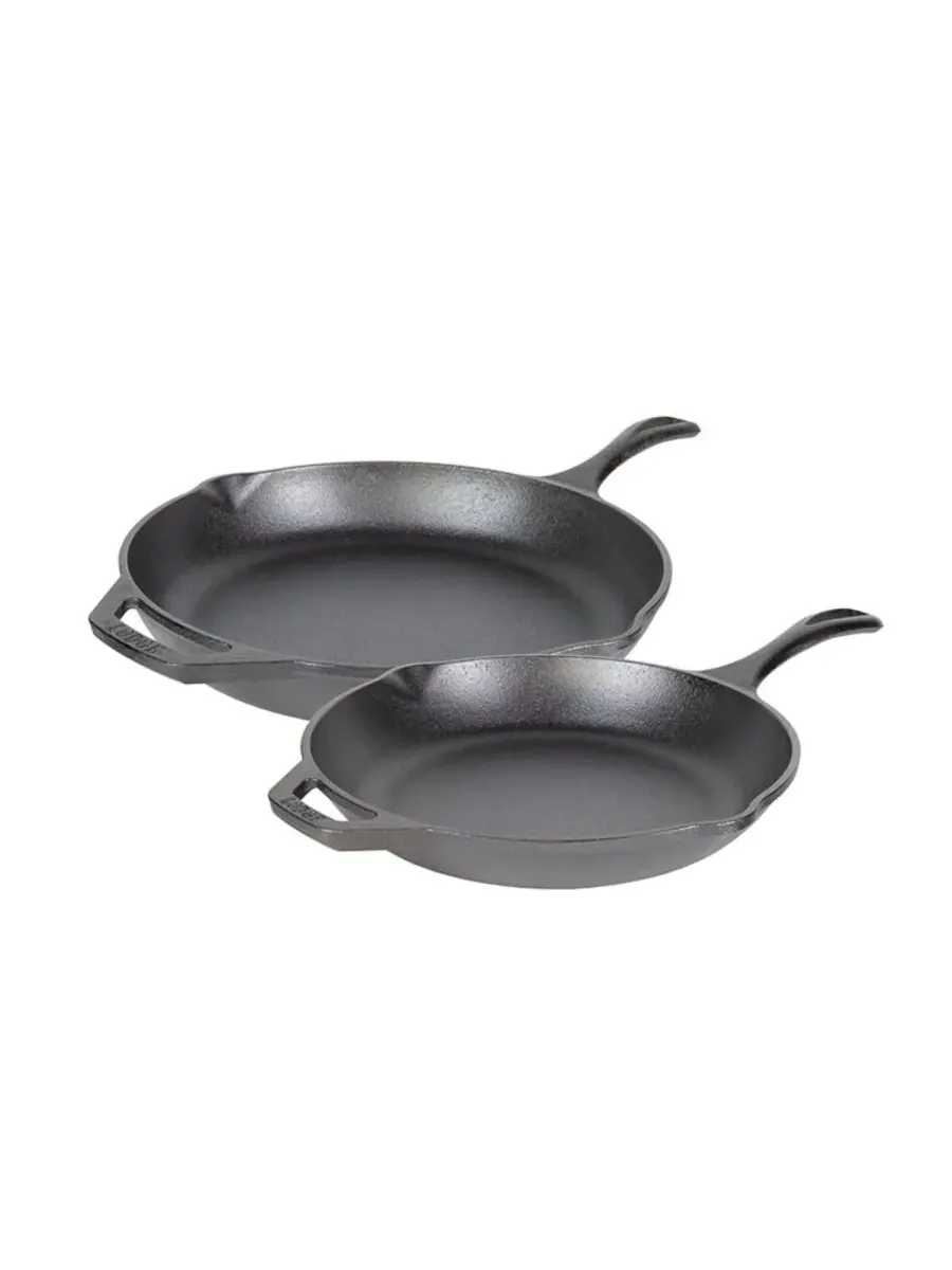 Набор посуды Chef Collection из 2 предметов (сковорода и кастрюля) Lodge Cast Iron