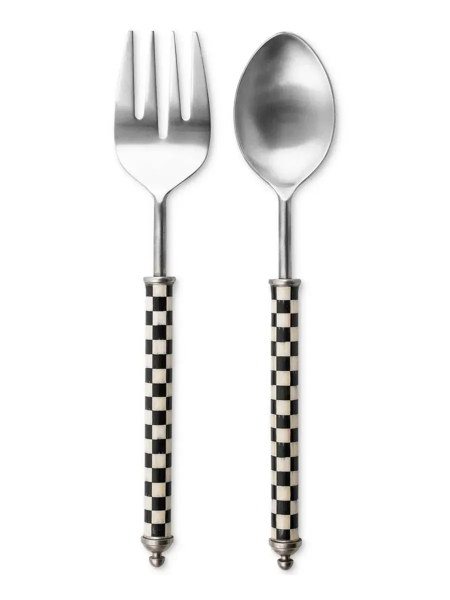 Набор для подачи салата Courtly Check Supper Club Mackenzie-Childs