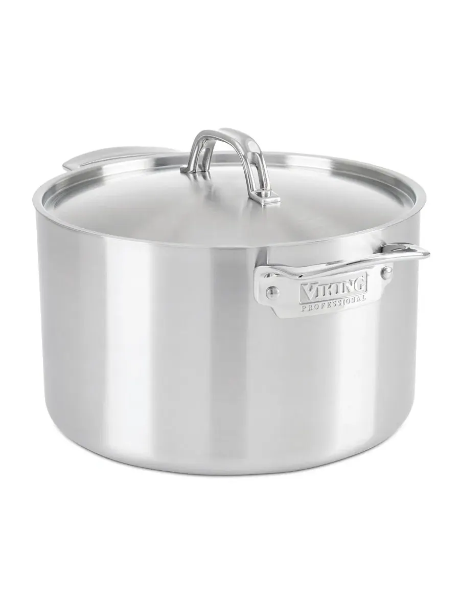 Кастрюля 8 QT Pro 5-Ply Viking, нержавеющая сталь