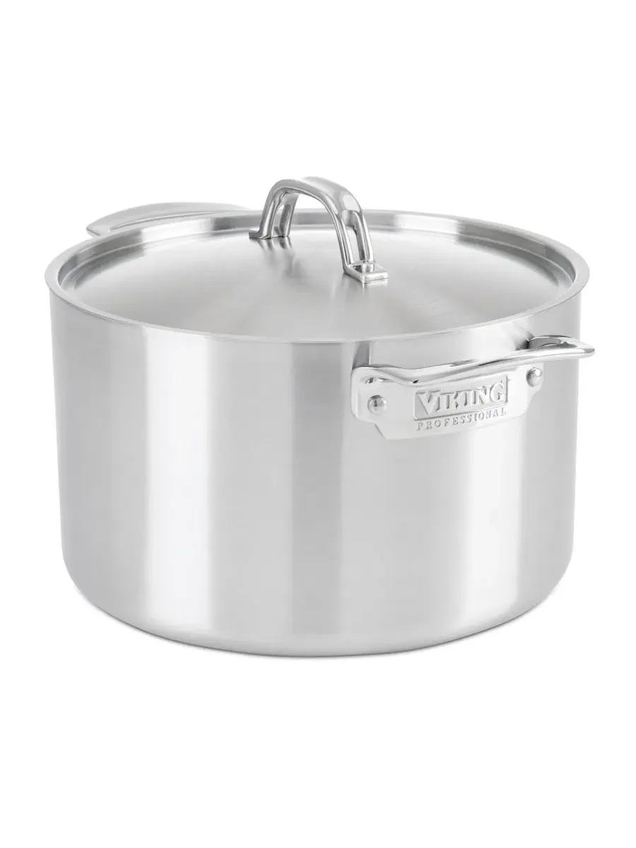 Кастрюля 8 QT Pro 5-Ply Viking, нержавеющая сталь — изображение 8 из 8, нет цвета