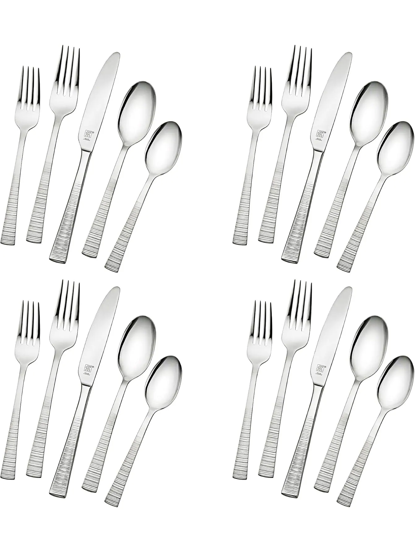 Набор столовых приборов ZWILLING Kingwood, 20 предметов — изображение 5 из 5, серебристый