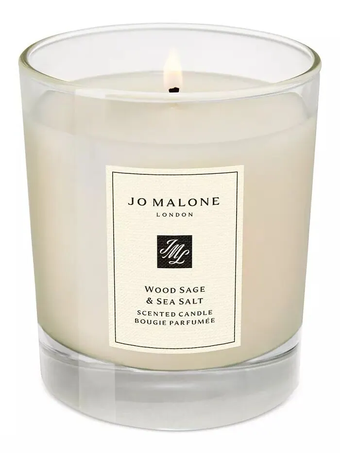 Домашняя свеча с древесным шалфеем и морской солью, 7,1 унции Jo Malone London — изображение 2 из 6