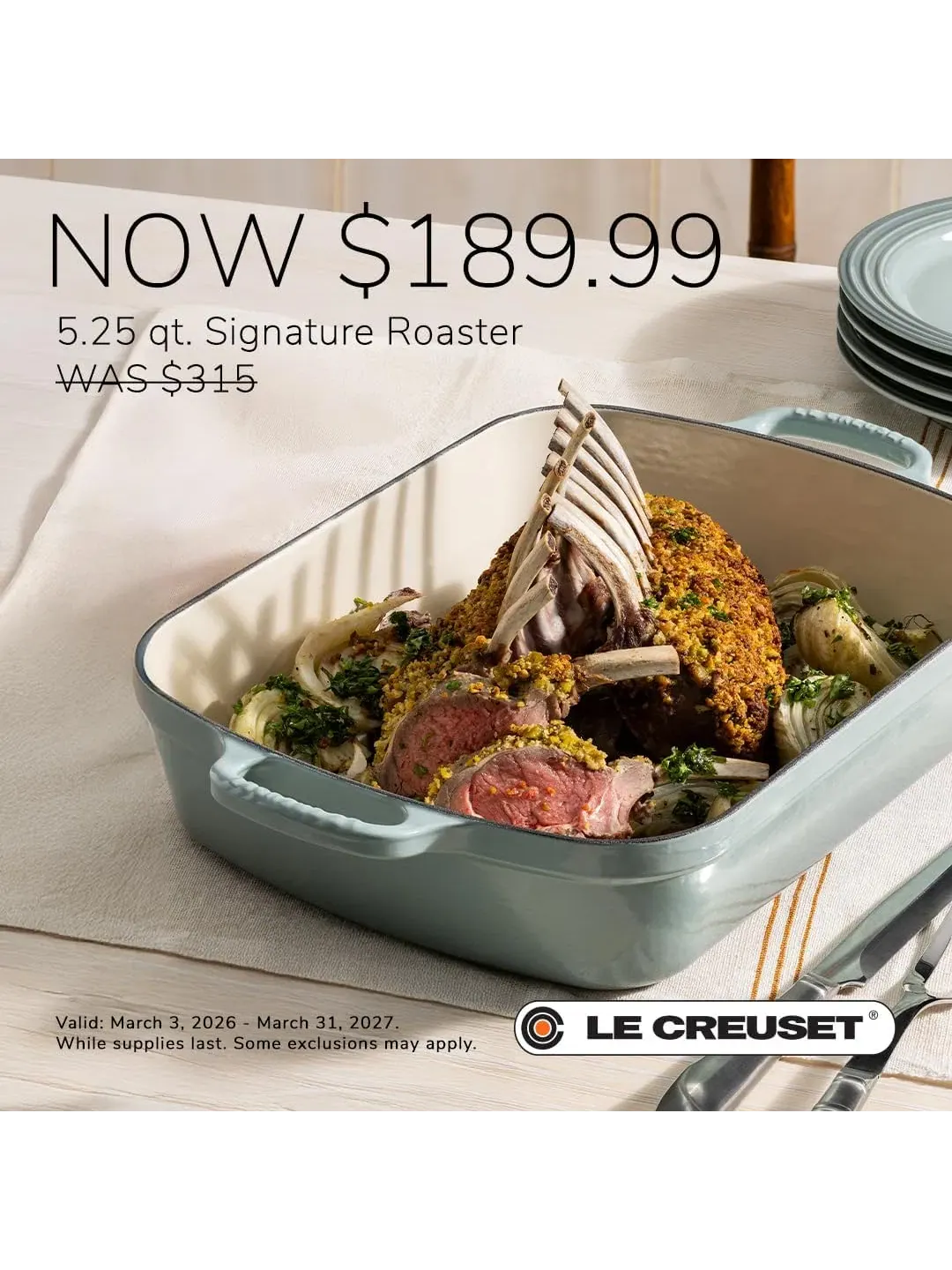 Форма для запекания Le Creuset, 33 см, 4,9 л, персиковый — изображение 7 из 9