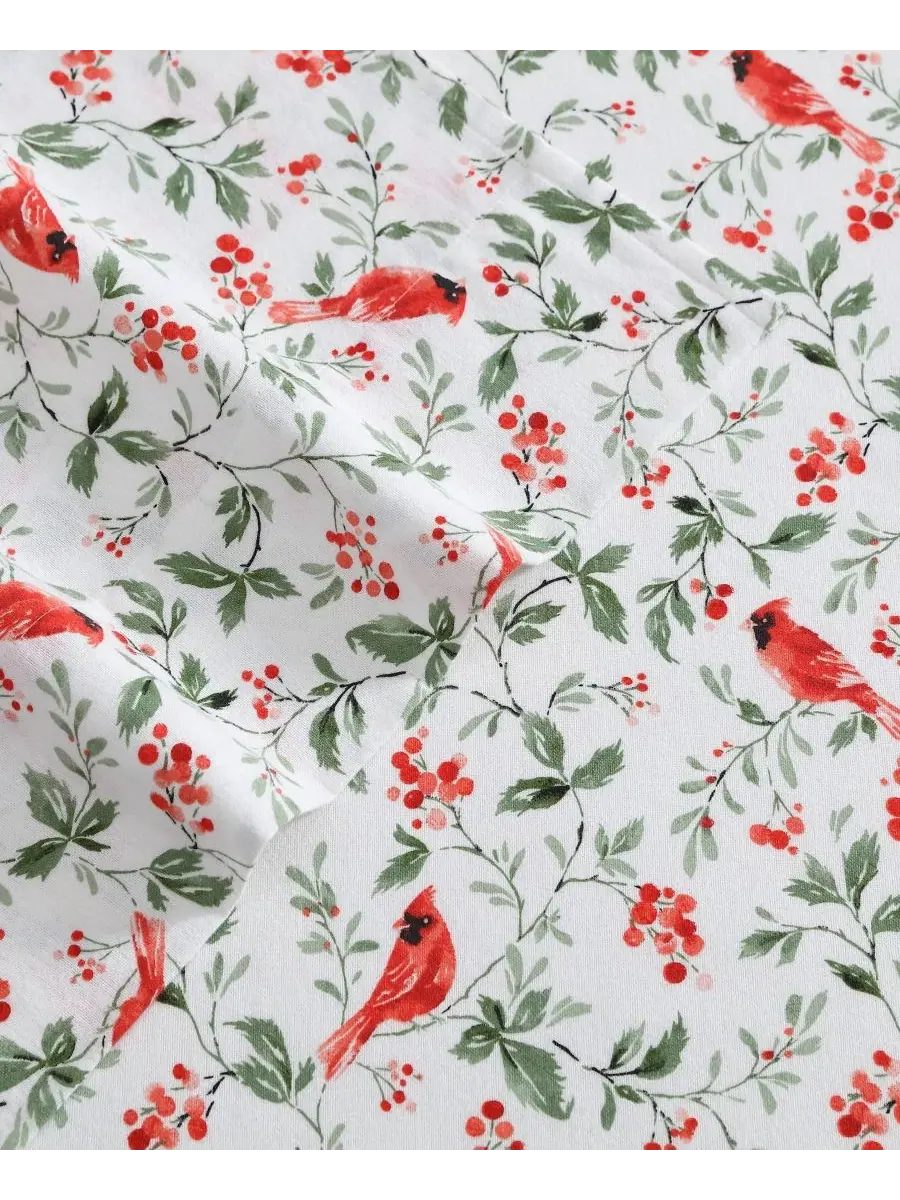 Фланелевый комплект постельного белья Jolly Cardinals Laura Ashley, King — изображение 4 из 8