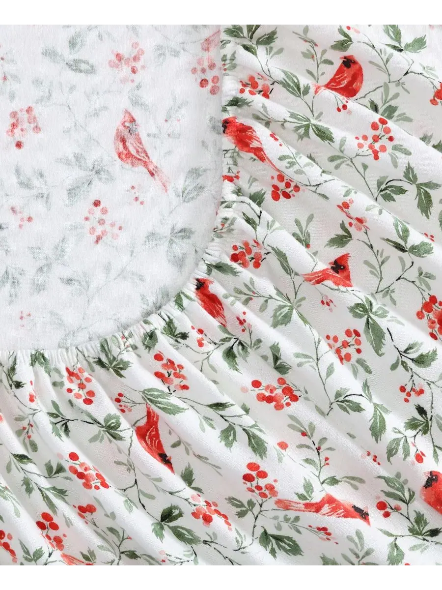 Фланелевый комплект постельного белья Jolly Cardinals Laura Ashley, King — изображение 6 из 8