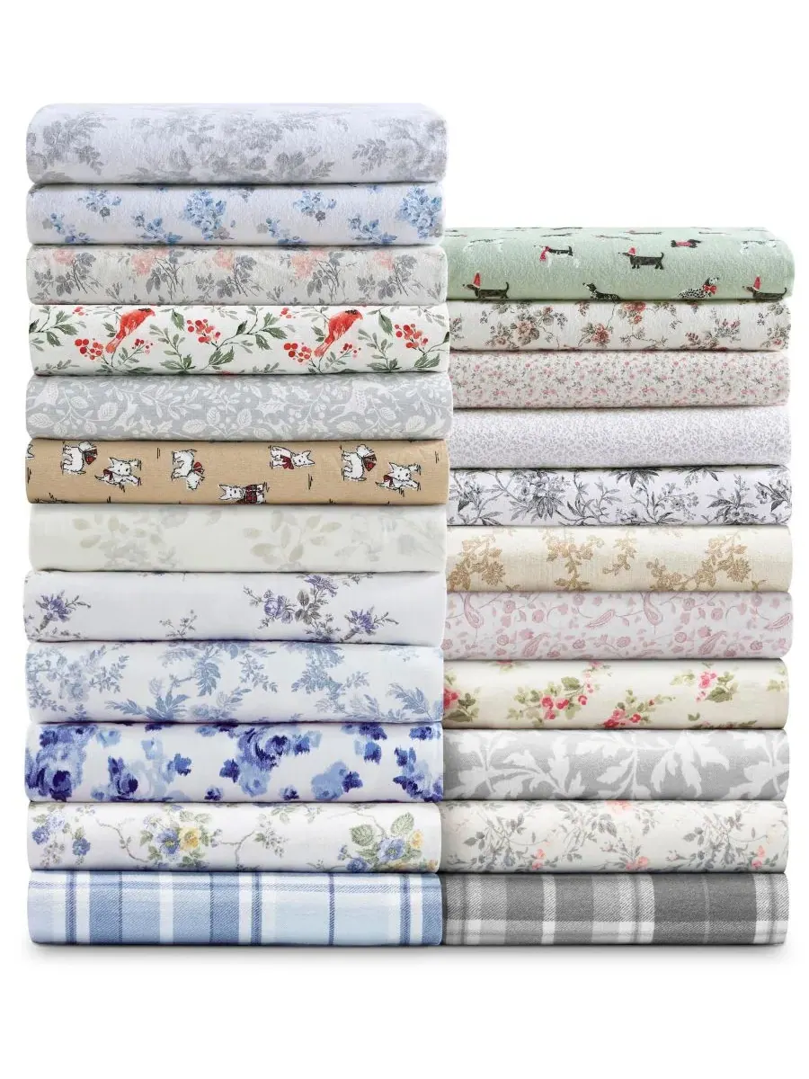 Фланелевый комплект постельного белья Jolly Cardinals Laura Ashley, King — изображение 7 из 8