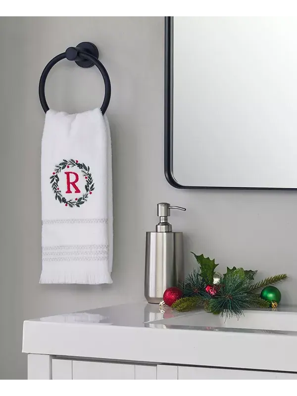 Полотенце для рук Skl Home с монограммой «R» — изображение 3 из 4