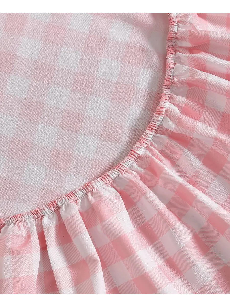 Комплект постельного белья из микрофибры, 4 предмета, размер Queen Eddie Bauer, Poppy Plaid — изображение 2 из 4