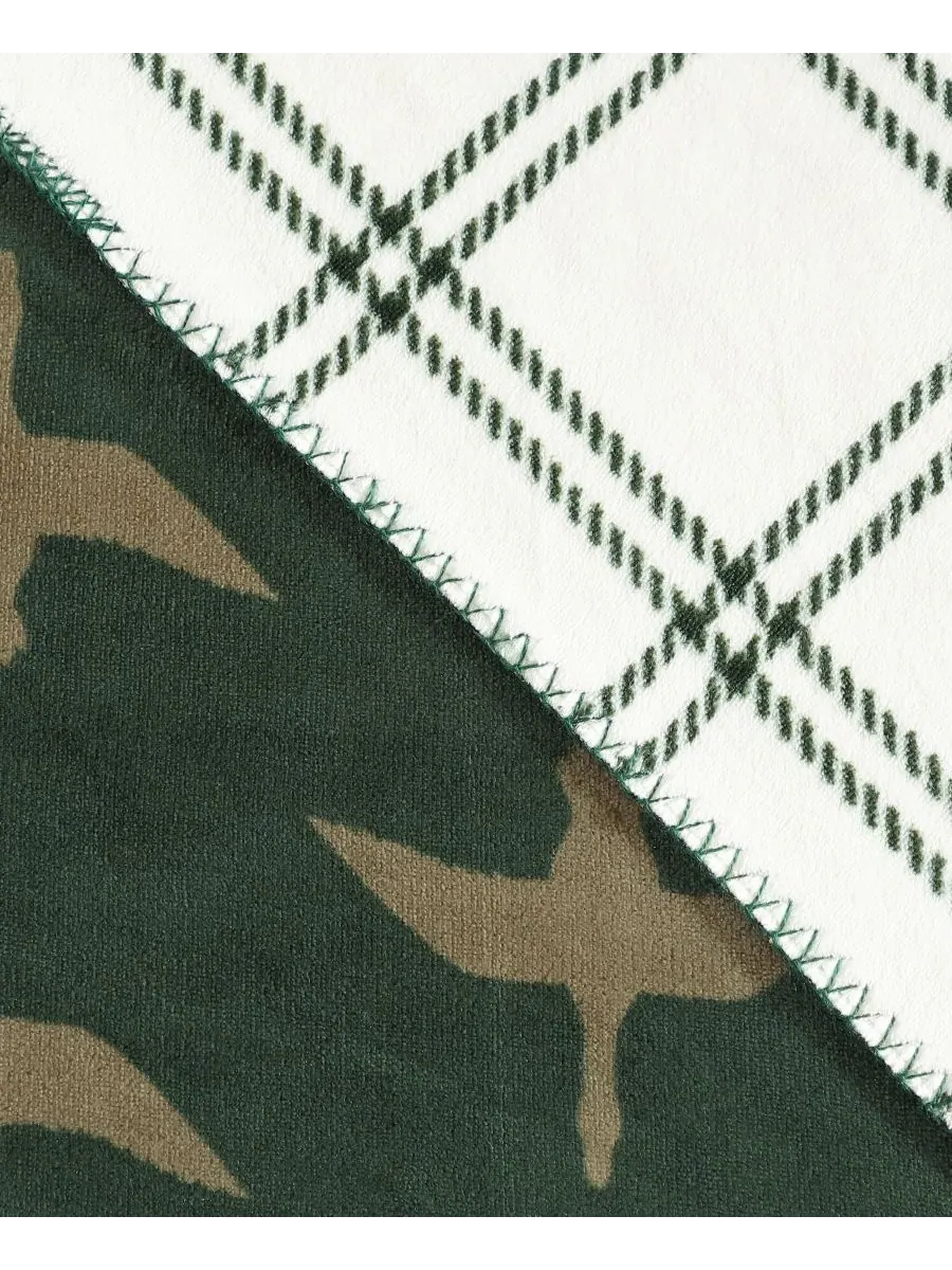 Плед из мягкой фланели с принтом, 70 x 60 дюймов Eddie Bauer, цвет kettle falls plaid — изображение 3 из 9