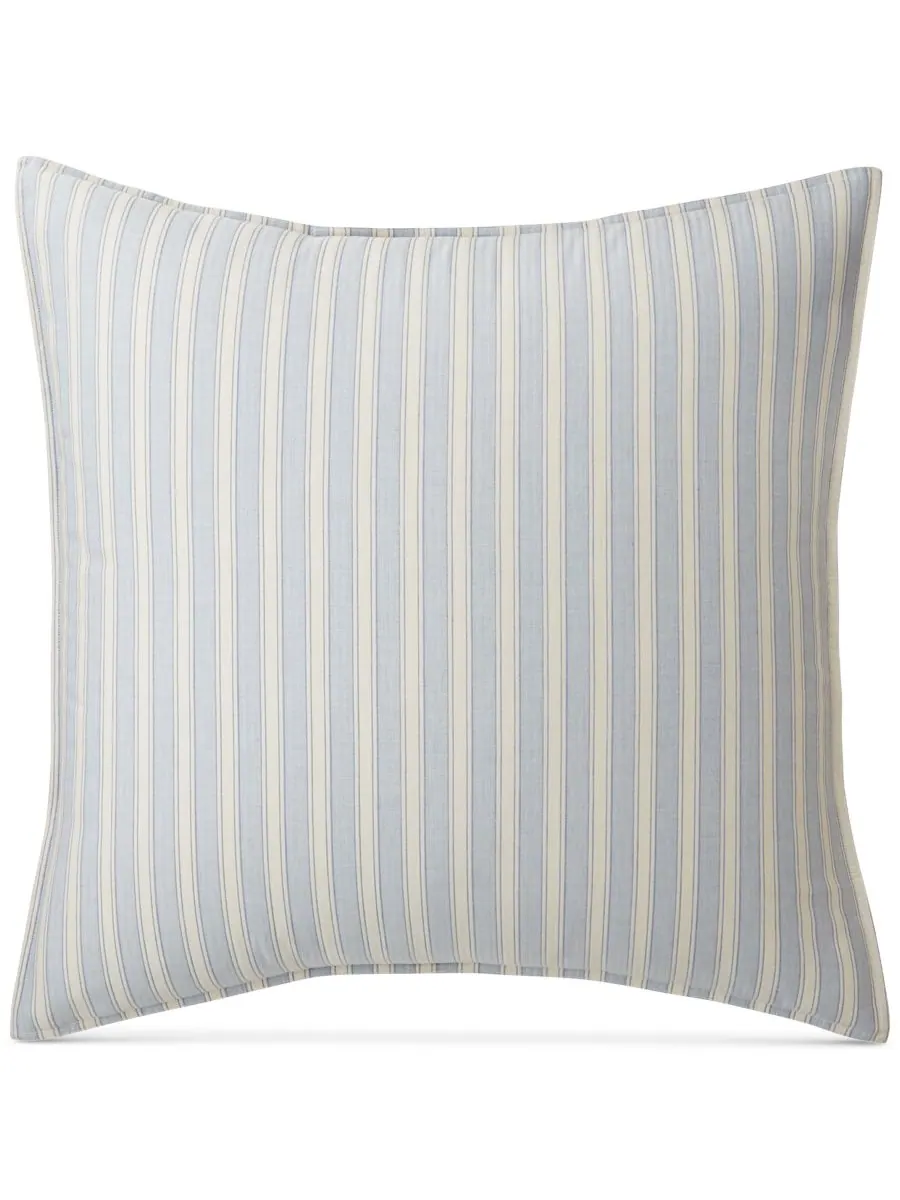 Декоративная наволочка Graydon Bold Stripe, европейская Lauren Ralph Lauren, цвет dune and chambray