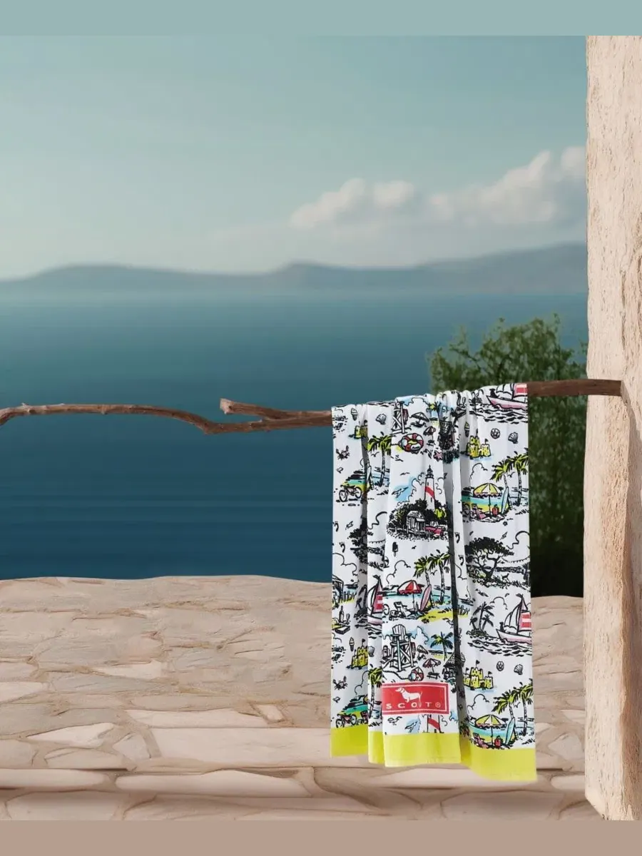 Пляжное полотенце Oversized Novelty Cotton Beach Towel SCOUT, Out Of Office — изображение 4 из 4