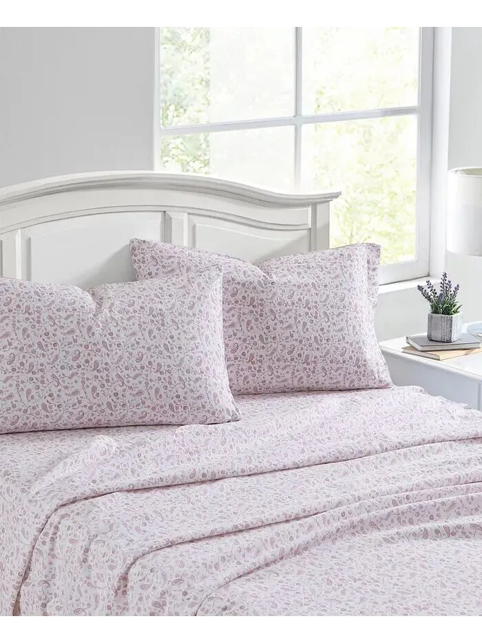 Комплекты простыней из хлопковой фланели с рисунком Paisley Prance Laura Ashley — изображение 2 из 5