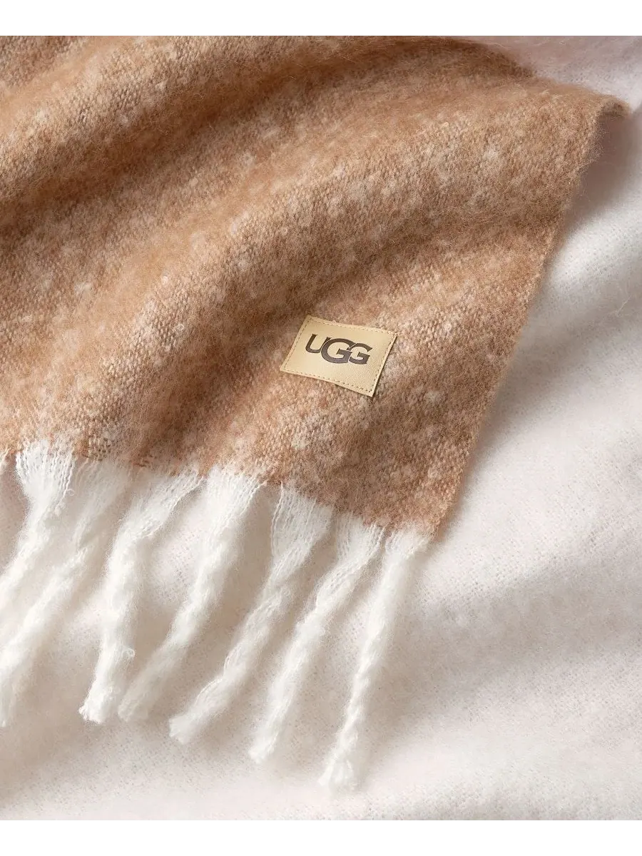 Плед Simona из искусственного мохера, 127 x 178 см Ugg, Rosetta Stripe — изображение 4 из 6