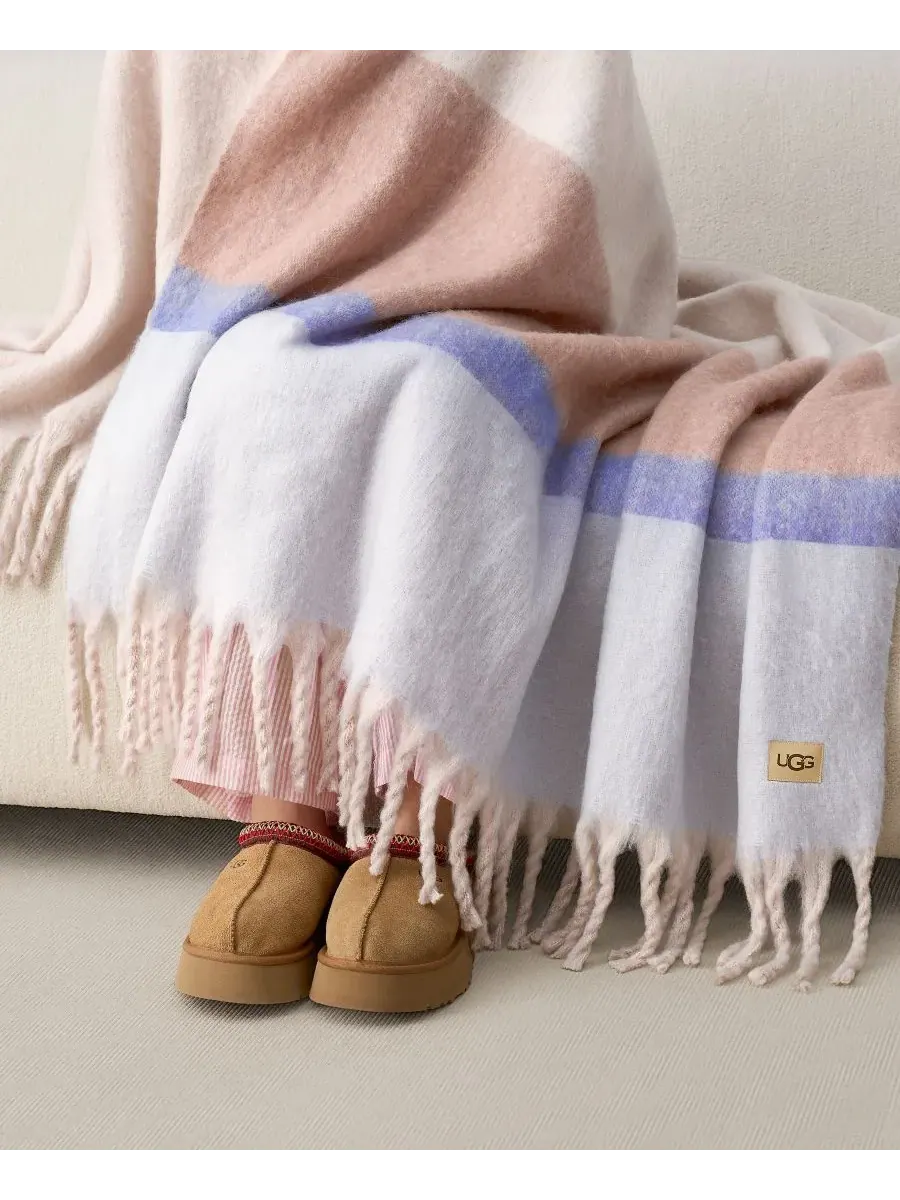 Плед Simona из искусственного мохера, 127 x 178 см Ugg, Misty Wisteria — изображение 3 из 8
