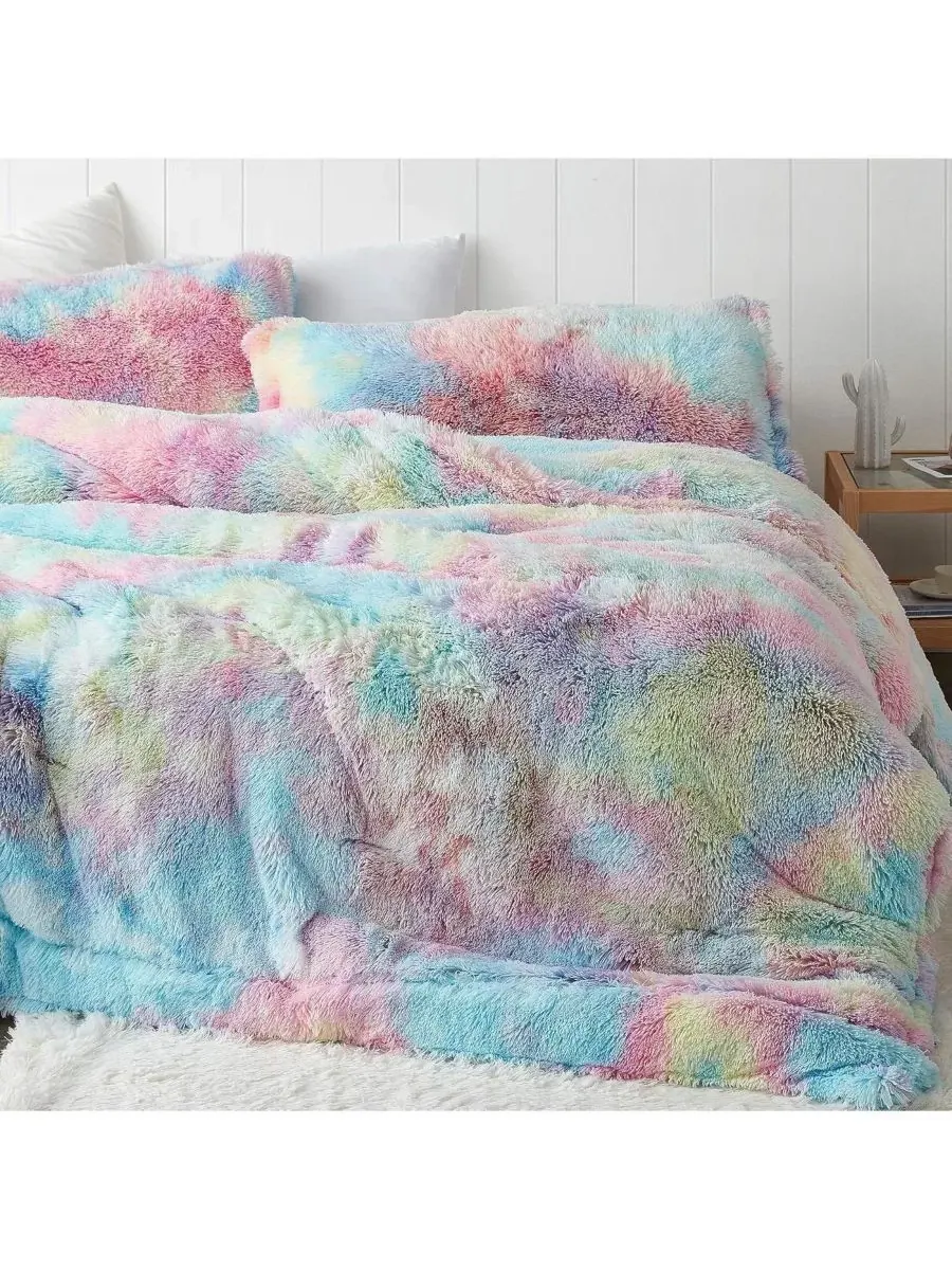 Одеяло-комфортер Oversized Unicorn Dreamz Coma Inducer, Buttercup Rainbow — изображение 2 из 4