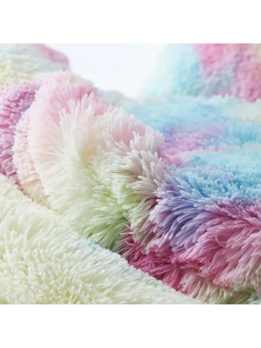 Одеяло-комфортер Oversized Unicorn Dreamz Coma Inducer, Buttercup Rainbow — изображение 3 из 4