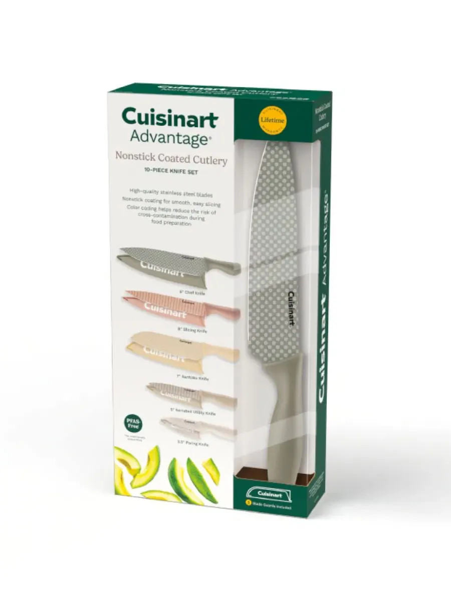 Набор ножей Advantage с керамическим покрытием, 10 предметов Cuisinart, Farmhouse — изображение 2 из 6