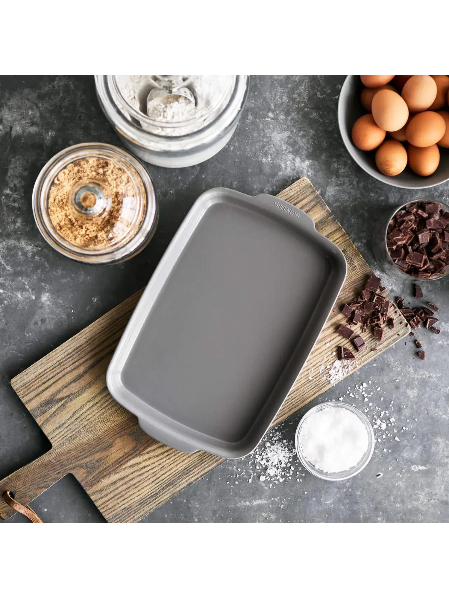 Противень GreenPan Premiere Ovenware, 33х23 см, серый матовый — изображение 3 из 8