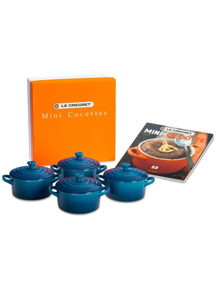 Набор мини-кокотниц Le Creuset, 4 штуки, 10 см, 0,25 л