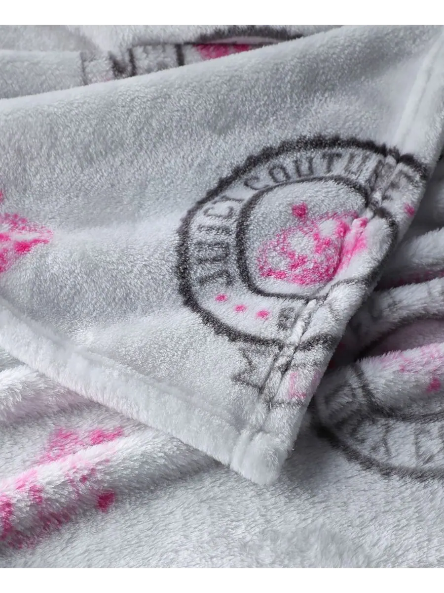 Мягкий плед, 50 x 70 дюймов Juicy Couture, цвет emblem — изображение 2 из 4