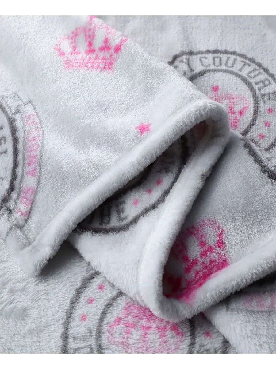 Мягкий плед, 50 x 70 дюймов Juicy Couture, цвет emblem — изображение 3 из 4