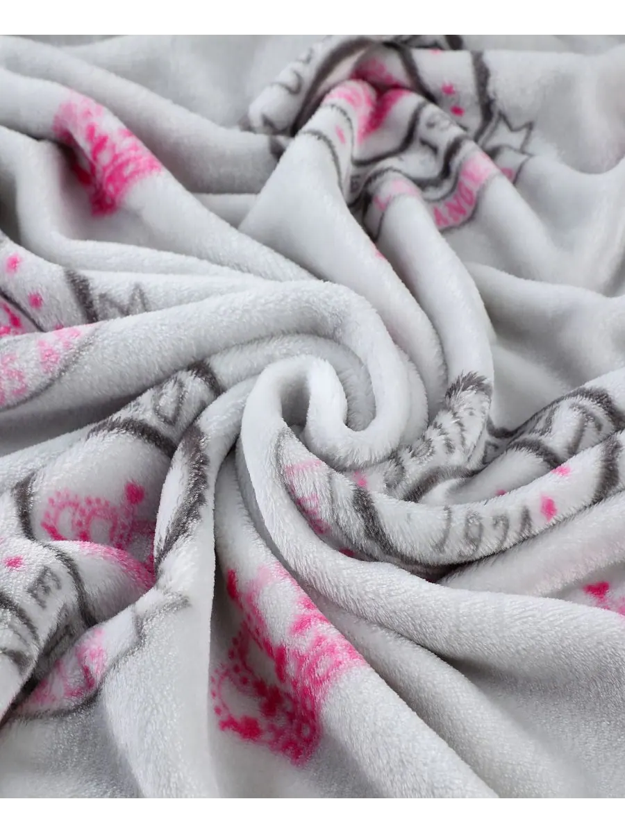 Мягкий плед, 50 x 70 дюймов Juicy Couture, цвет emblem — изображение 4 из 4