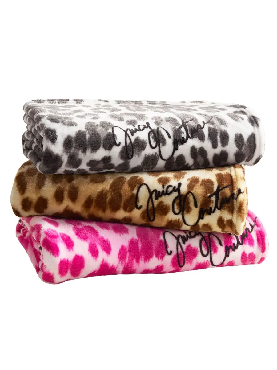 Мягкий плед, 50 x 70 дюймов Juicy Couture — изображение 6 из 8