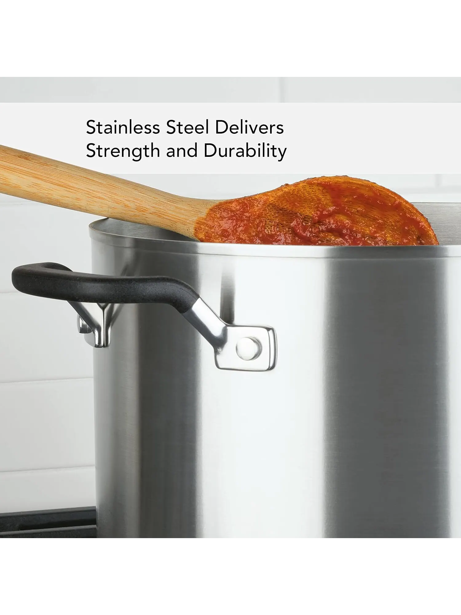 Кастрюля KitchenAid Brushed Stainless Steel Induction, 7,6 литра — изображение 5 из 13