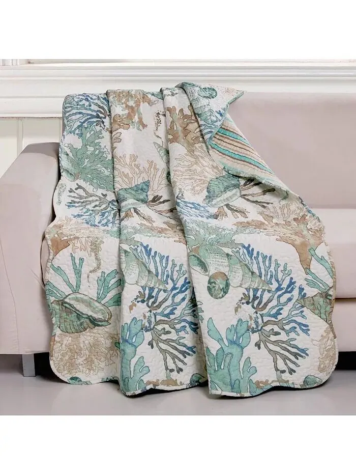 Нефритовый плед Атлантиды — 50 x 60 дюймов Greenland Home Fashions — изображение 2 из 5