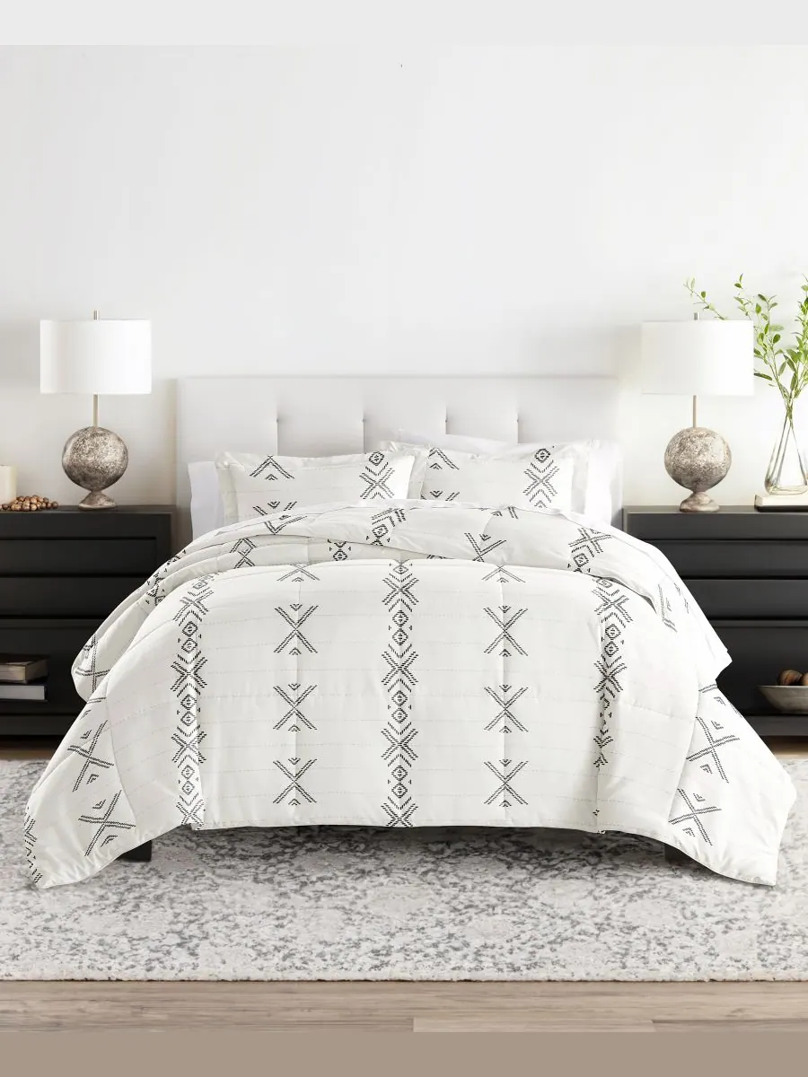 Ienjoy Home Комплект постельного белья Urban Stitch с узором, размер Full/Queen