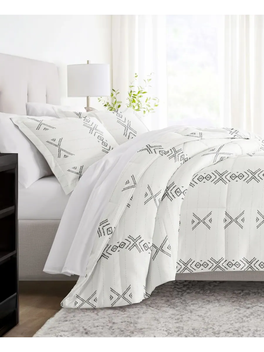 Ienjoy Home Комплект постельного белья Urban Stitch с узором, размер Full/Queen — изображение 2 из 5