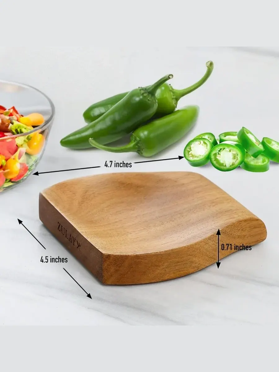 Подставка для ложек из дерева для кухни - гладкая деревянная подставка для ложек на плите Zulay — изображение 9 из 9