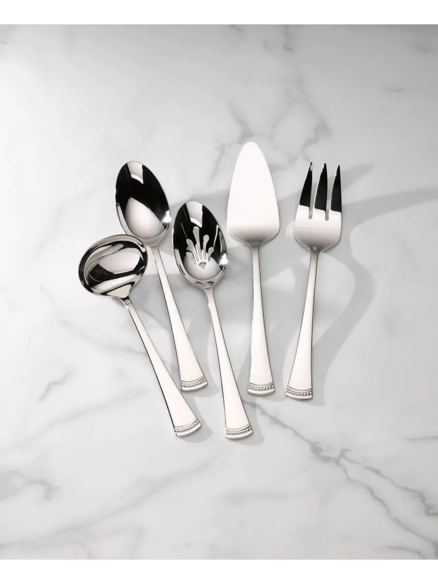 Набор посуды Portola из 5 предметов из нержавеющей стали 18/10 Lenox, цвет metallic and no color — изображение 3 из 3