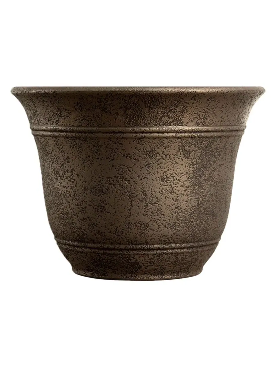 Круглый пластиковый горшок для растений Sierra Planter шириной 33 см (33 см). HC Companies Listo