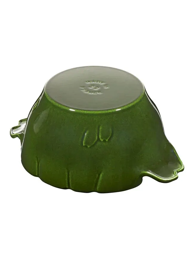 Фигурная кокотница Staub Artichoke Dutch Oven «Артишок», 22 см, 3.0 л, зеленый базилик — изображение 3 из 7