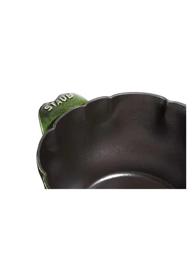 Фигурная кокотница Staub Artichoke Dutch Oven «Артишок», 22 см, 3.0 л, зеленый базилик — изображение 6 из 7
