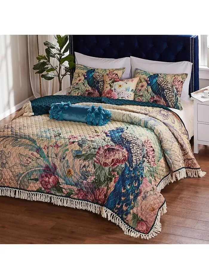 Наборы одеял Eden Peacock Greenland Home Fashions