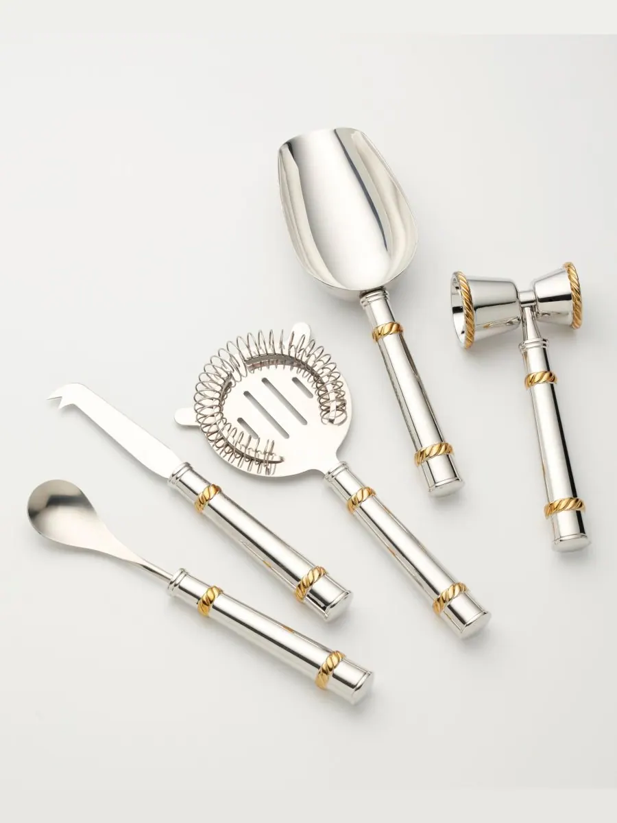 Набор металлических ломов Roseland, 5 штук Reed & Barton, цвет metallic and no color — изображение 3 из 5