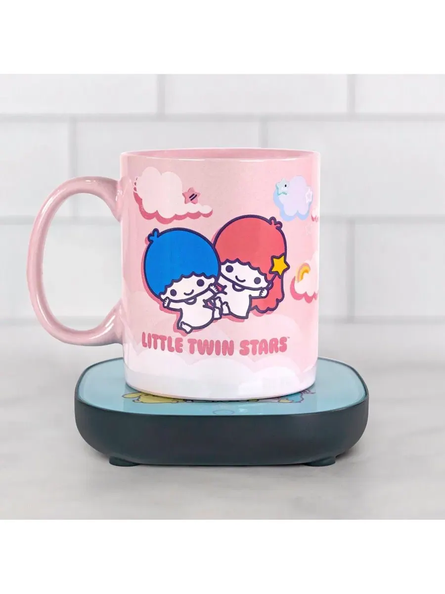 Подогреватель для кружки с кружкой Little Twin Stars Uncanny Brands — изображение 3 из 6