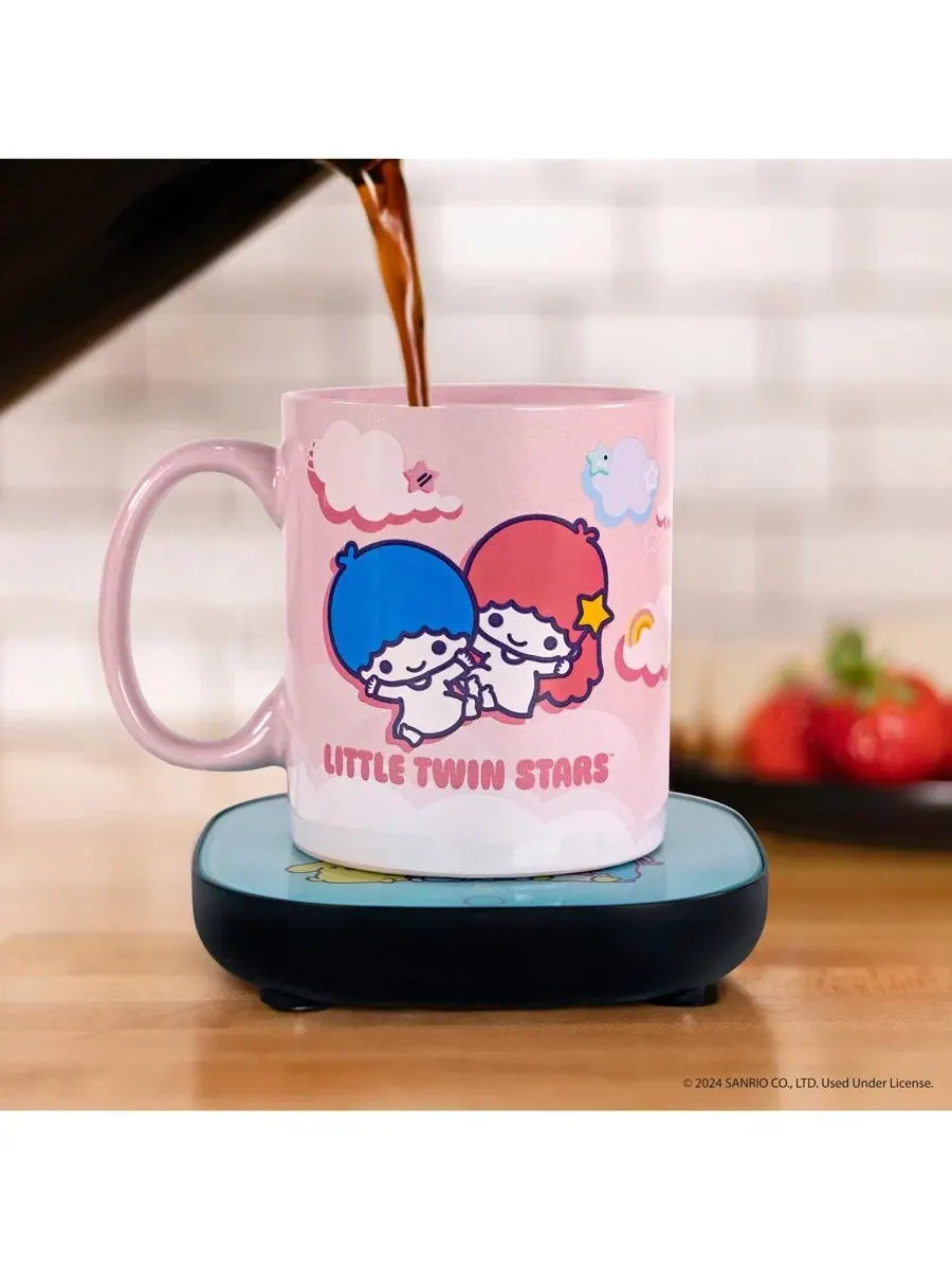 Подогреватель для кружки с кружкой Little Twin Stars Uncanny Brands — изображение 4 из 6