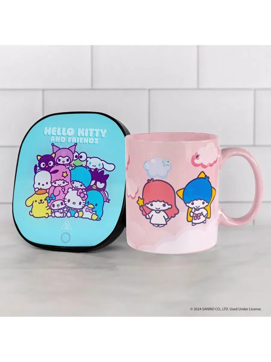 Подогреватель для кружки с кружкой Little Twin Stars Uncanny Brands — изображение 6 из 6