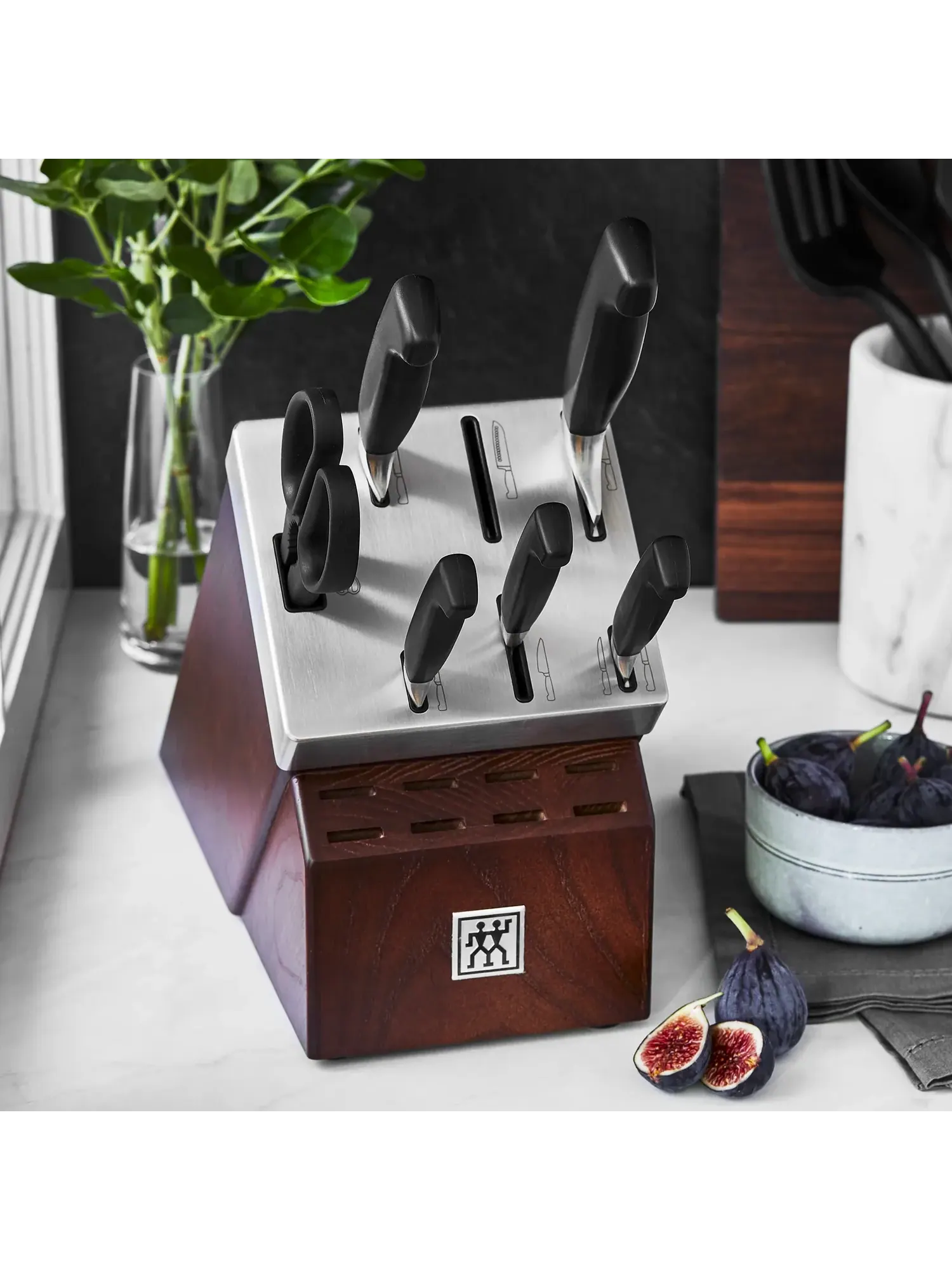 Набор ножей самозатачивающихся ZWILLING Four Star, 7 предметов, коричневый/ясень — изображение 7 из 7