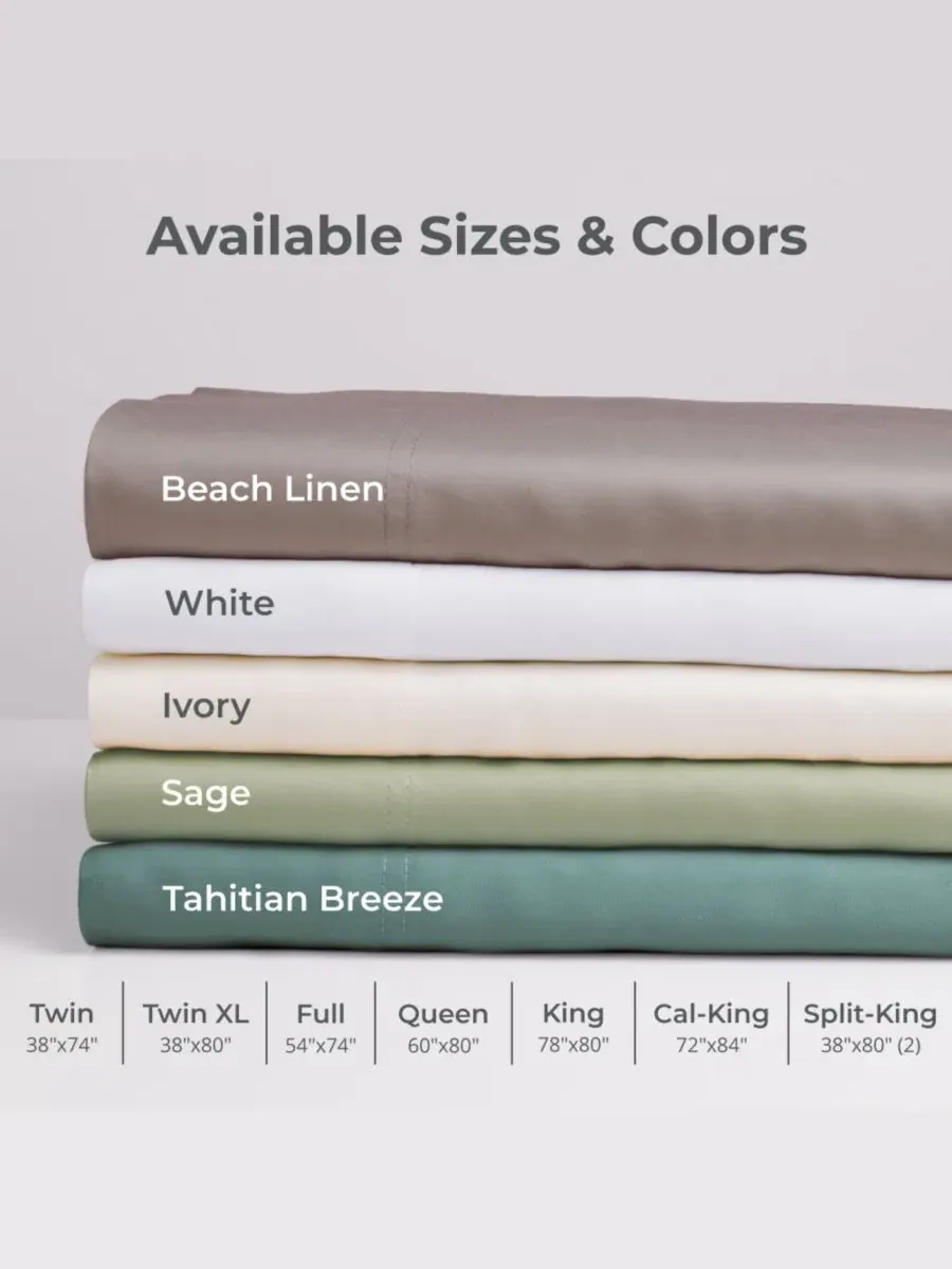 Комплект постельного белья Cariloha Classic 4 предмета, California King, Tahitian Breeze — изображение 3 из 8