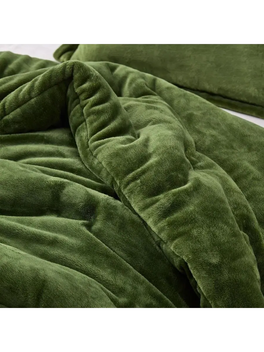 Комплект стеганого одеяла Me Sooo Comfy Coma Inducer, Pesto — изображение 4 из 5
