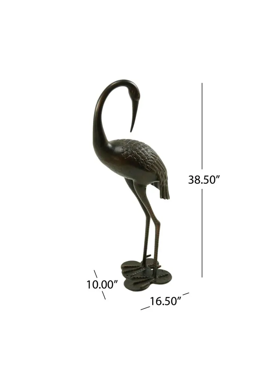Садовая фигурка птицы, металл, античный бронзовый Streamdale Furniture, Antique Bronze — изображение 6 из 9