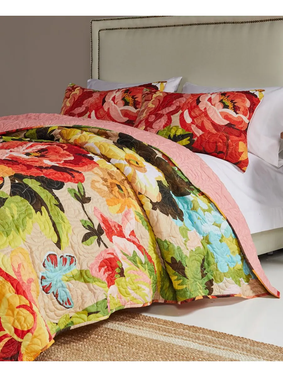 Комплект постельного белья Senna Floral Boho из 3 предметов, размер Full/Queen Greenland Home — изображение 3 из 4