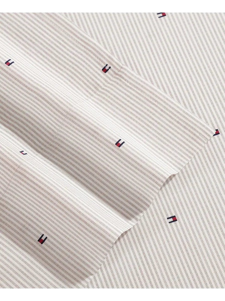 Tommy Hilfiger комплект постельного белья Ithaca Flag Stripe из хлопкового перкаля размер Queen, 4 — изображение 3 из 6