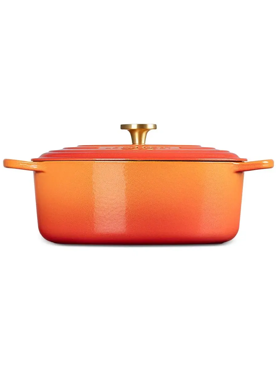 Кастрюля-утятница из эмалированного чугуна Flamme Dorée 6,75 л Le Creuset, Flamme Dor — изображение 3 из 3