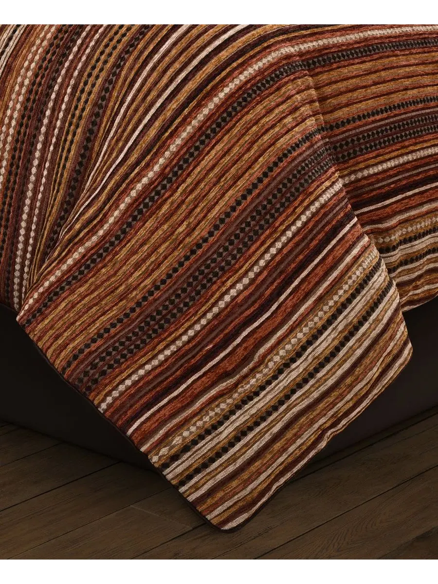 Комплект постельного белья Sundance Chenille Stripe, 4 предмета, размер King J Queen New York — изображение 4 из 6