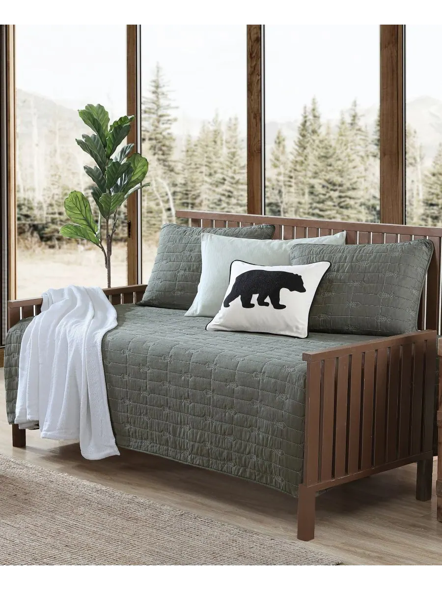 Комплект постельного белья Troutdale Solid из 4 предметов, для дивана-кровати Eddie Bauer, цвет